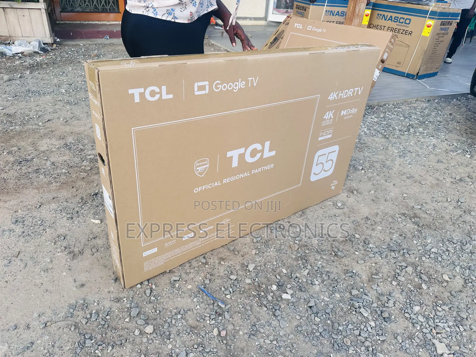 Frameless Sleek Uhd Smart TCL 55”P645