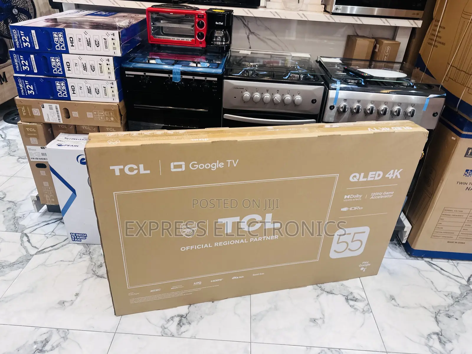 High Quality Sleek QLED Smart TCL 55”C645