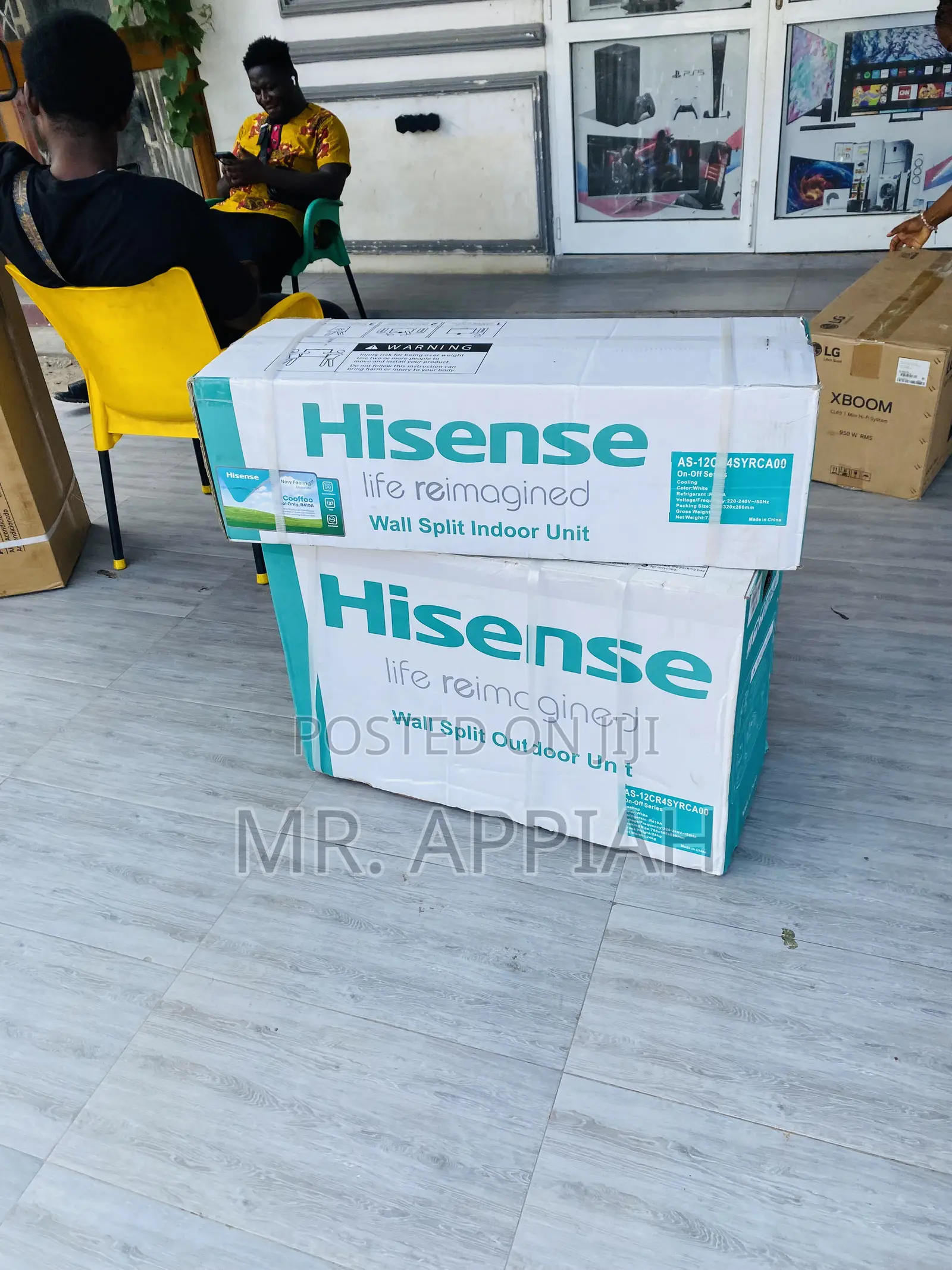 Quality Hisence 1.5hp R410 Split Type Inverter Ac(White).