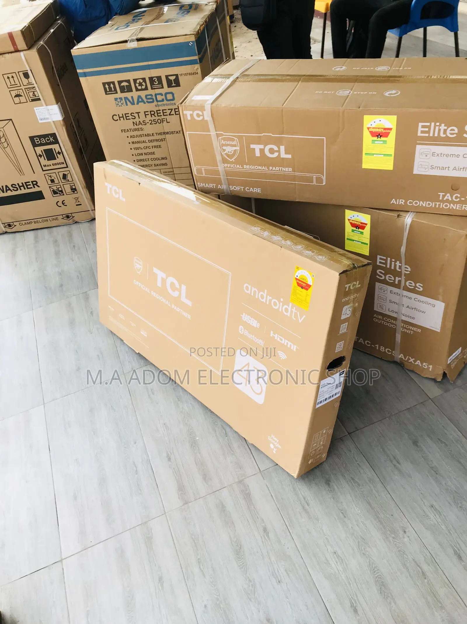 Sealed in Box TCL 43s5400 43 Inch Smart Android Tv(Black).