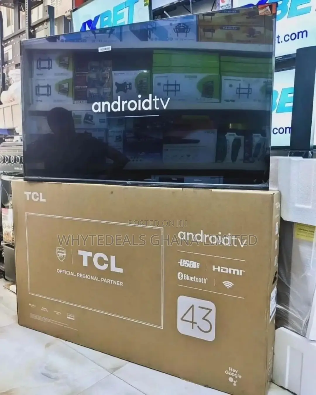 Full Hd Tcl 43” Smart Bluetooth Netflix Youtube Led Tv 2025