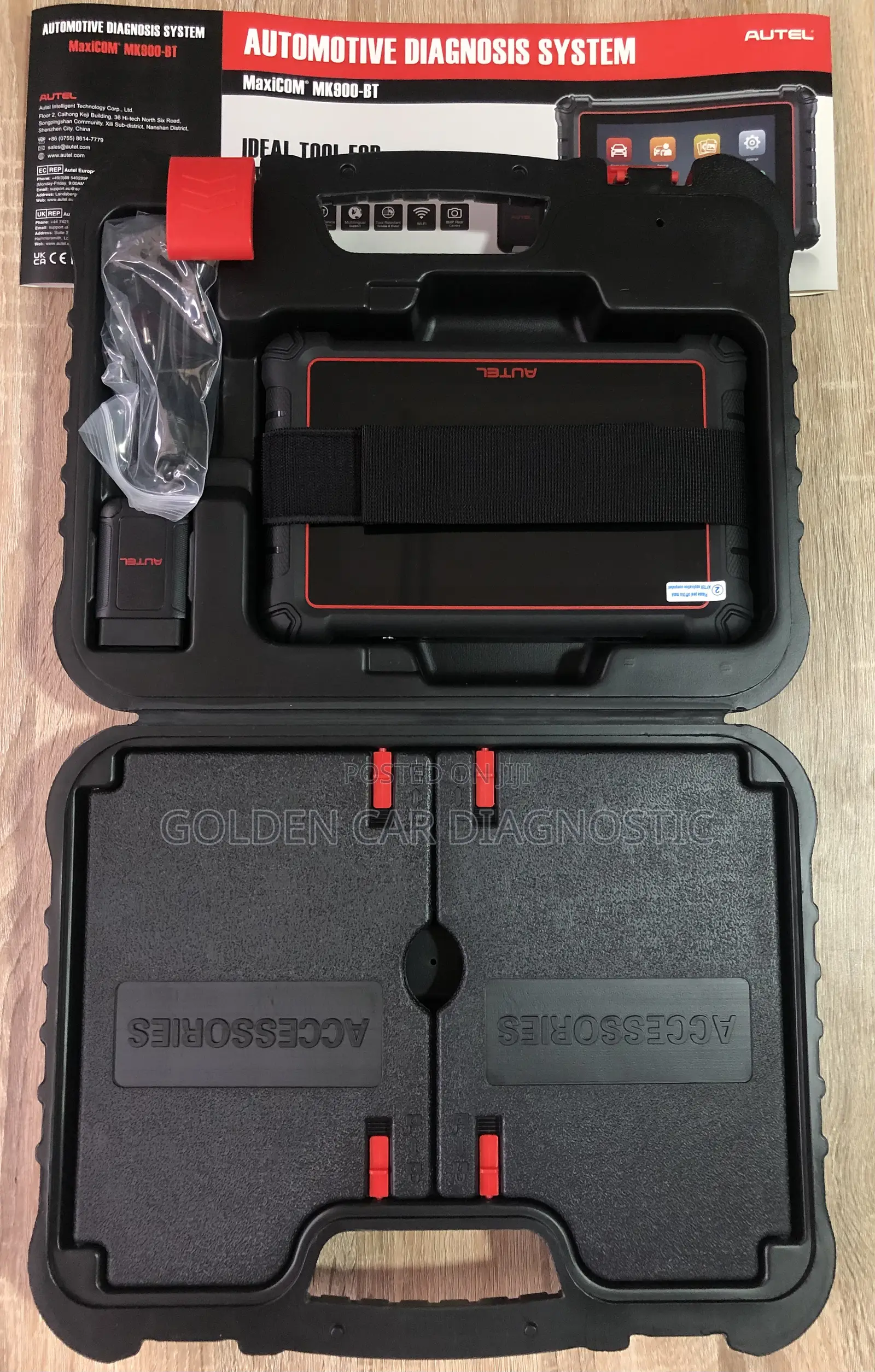 Autel Maxicom MK900-BT OBD2 Car Diagnostic Scanner