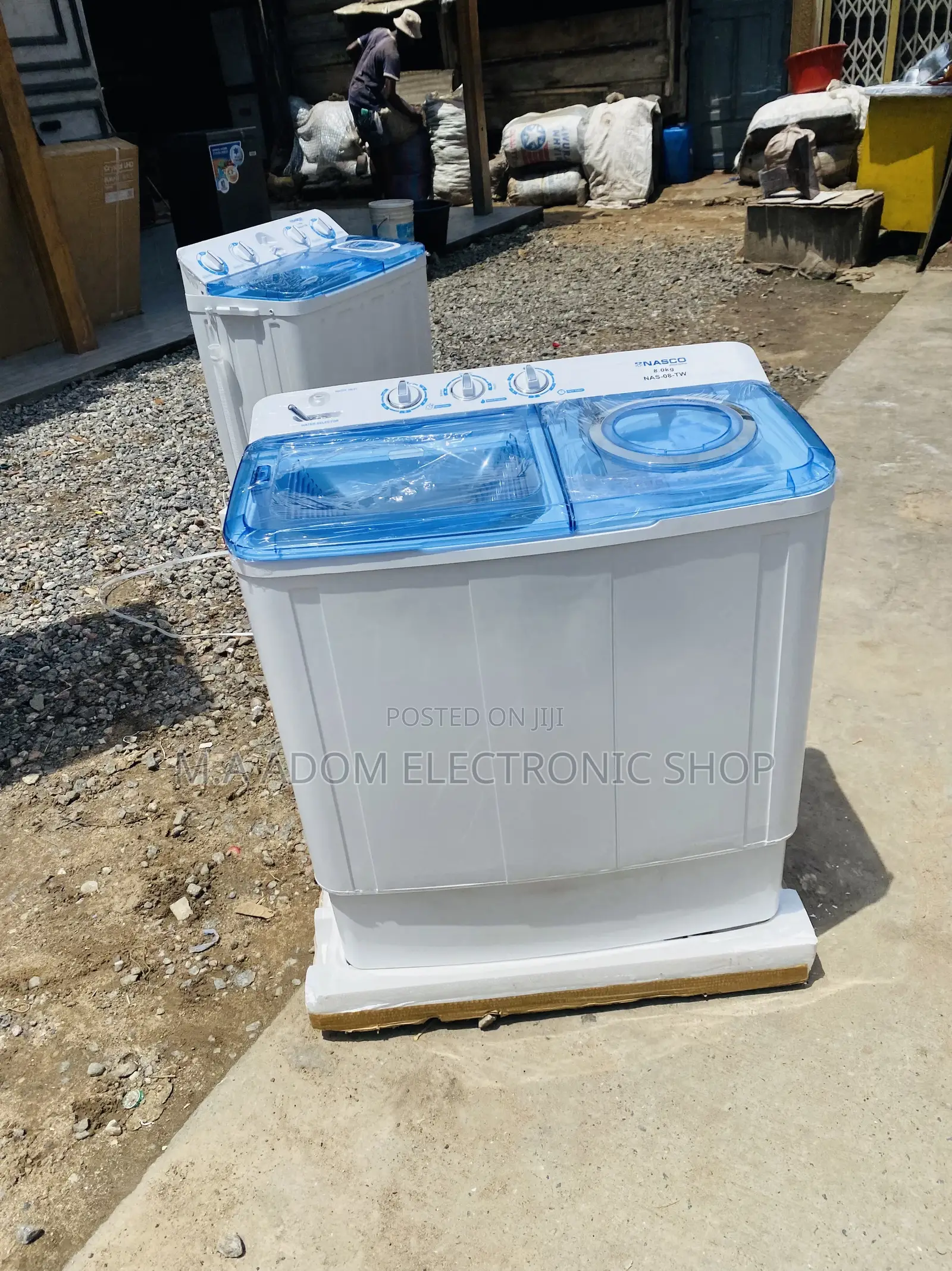 Shop Semi-Automatic 7kg Nasco Top Load Washing Machine 