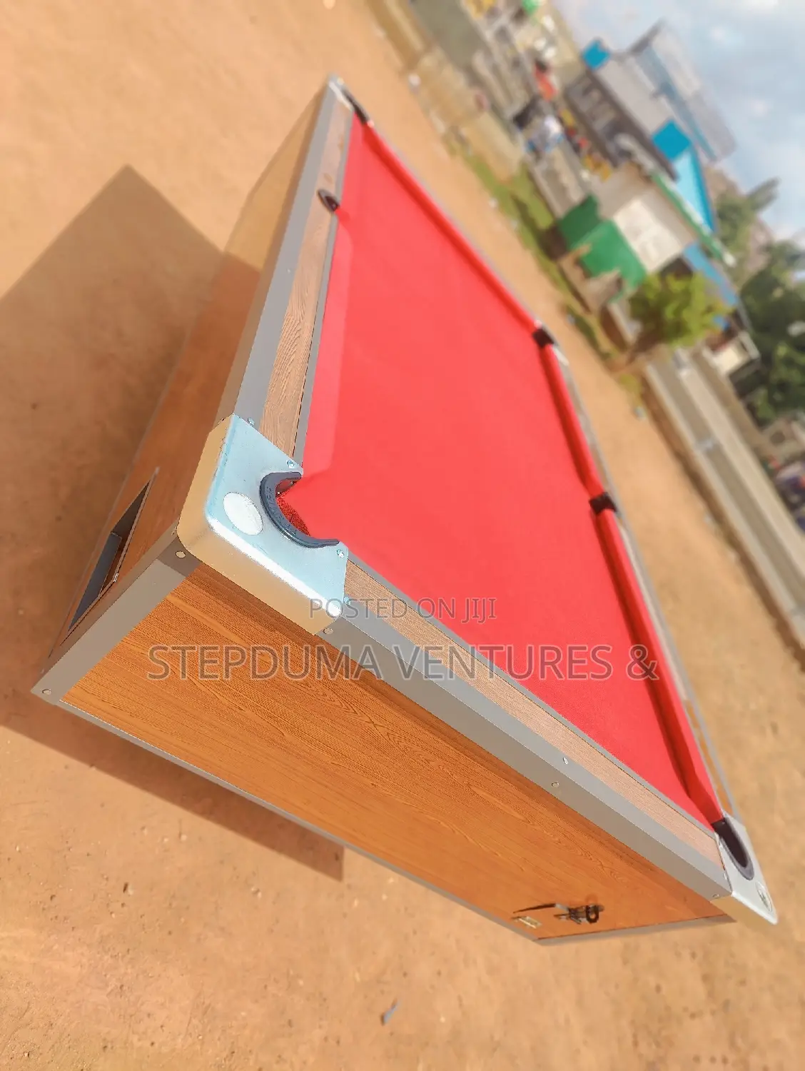 Bottom Covered Big Tire Pool Table