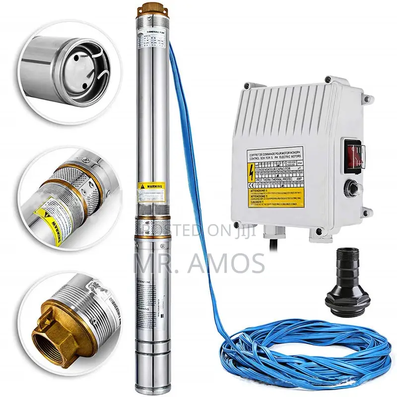 3hp Submersible Borehole Pump With 20m Cable - Dwp22001