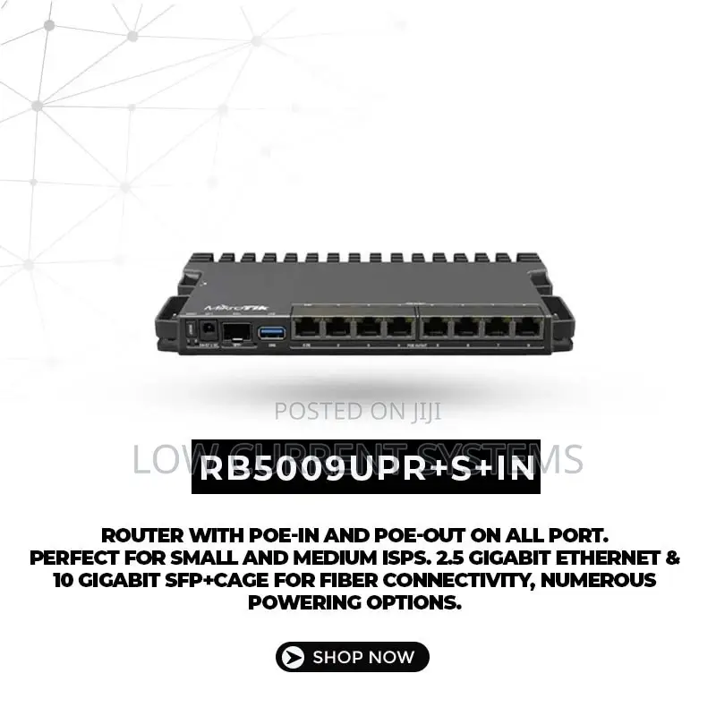 Mikrotik Rb5009ur+S+In 1gb Ram Router Board