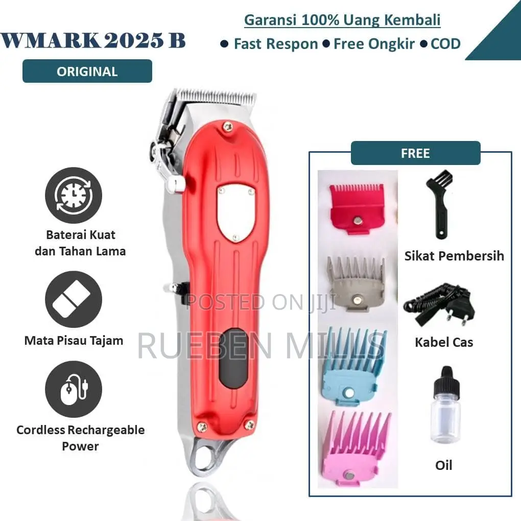 Classic Wmark NG-2025 All Metal Rechargeable Hair Clipper