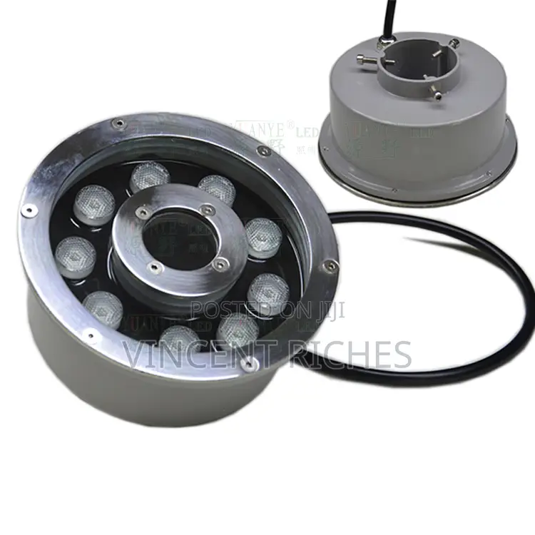 Led Ring RGB Fountain Light 9watts With RF Remote Control