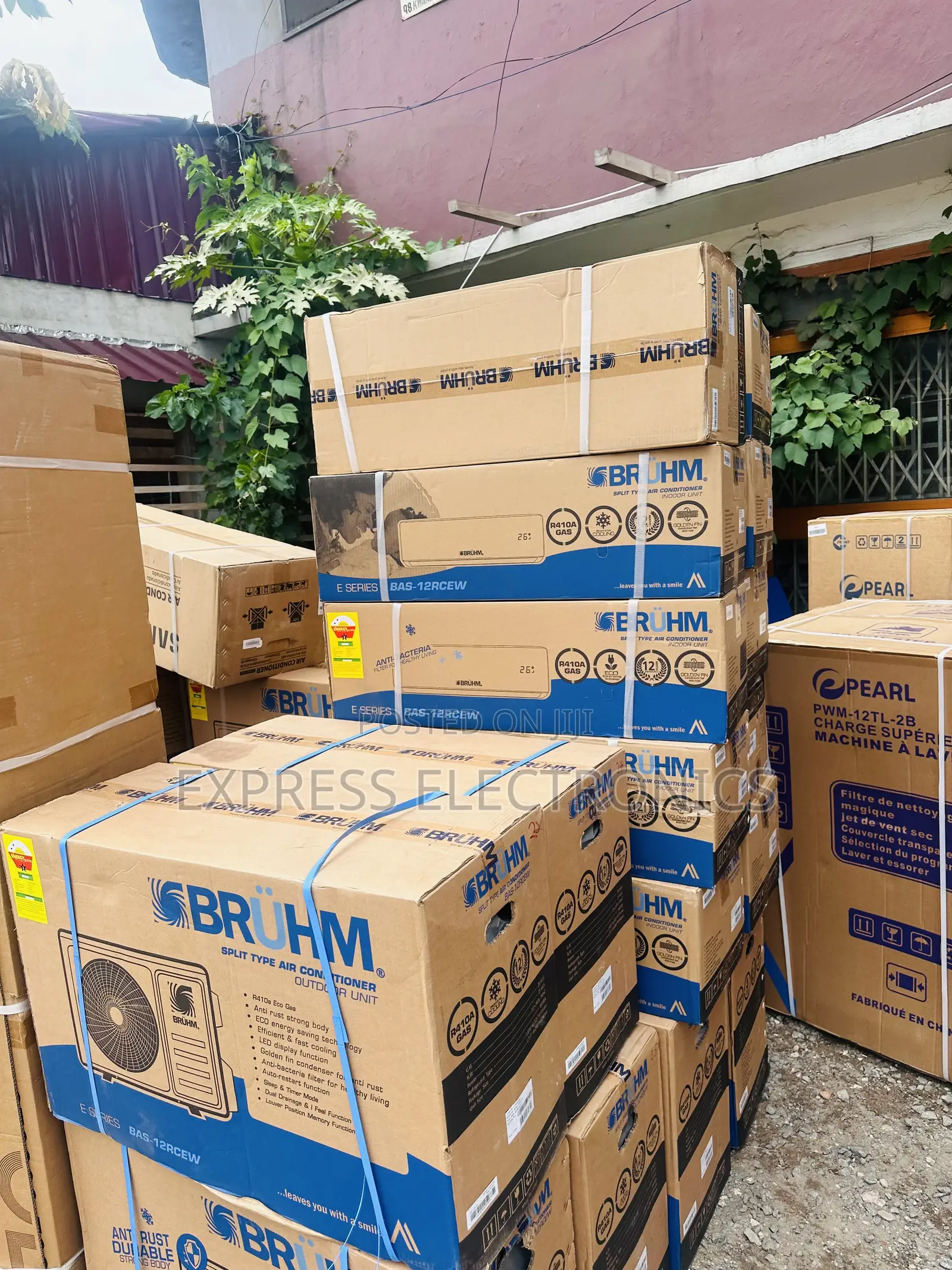 Bruhm 1.5hp R410 Gas Air Conditioner ___