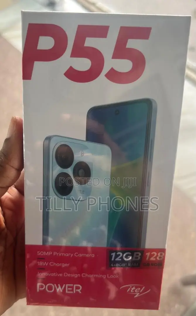 New Itel P55 128 GB Blue