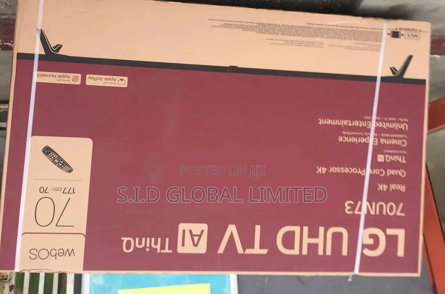 Alert Very Positive LG UHD TV 70 Inch UN73 Series, Act