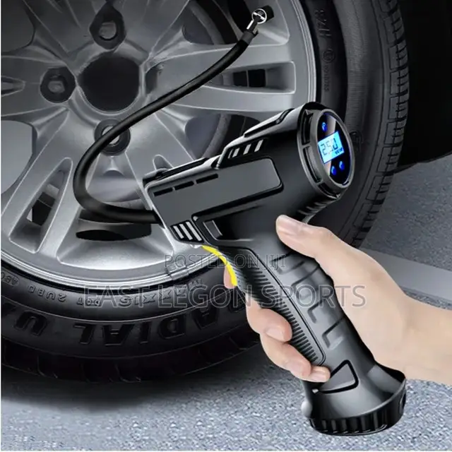 Air Digital Tire Pump Wireless Car Bike Tyre Pressure Rech