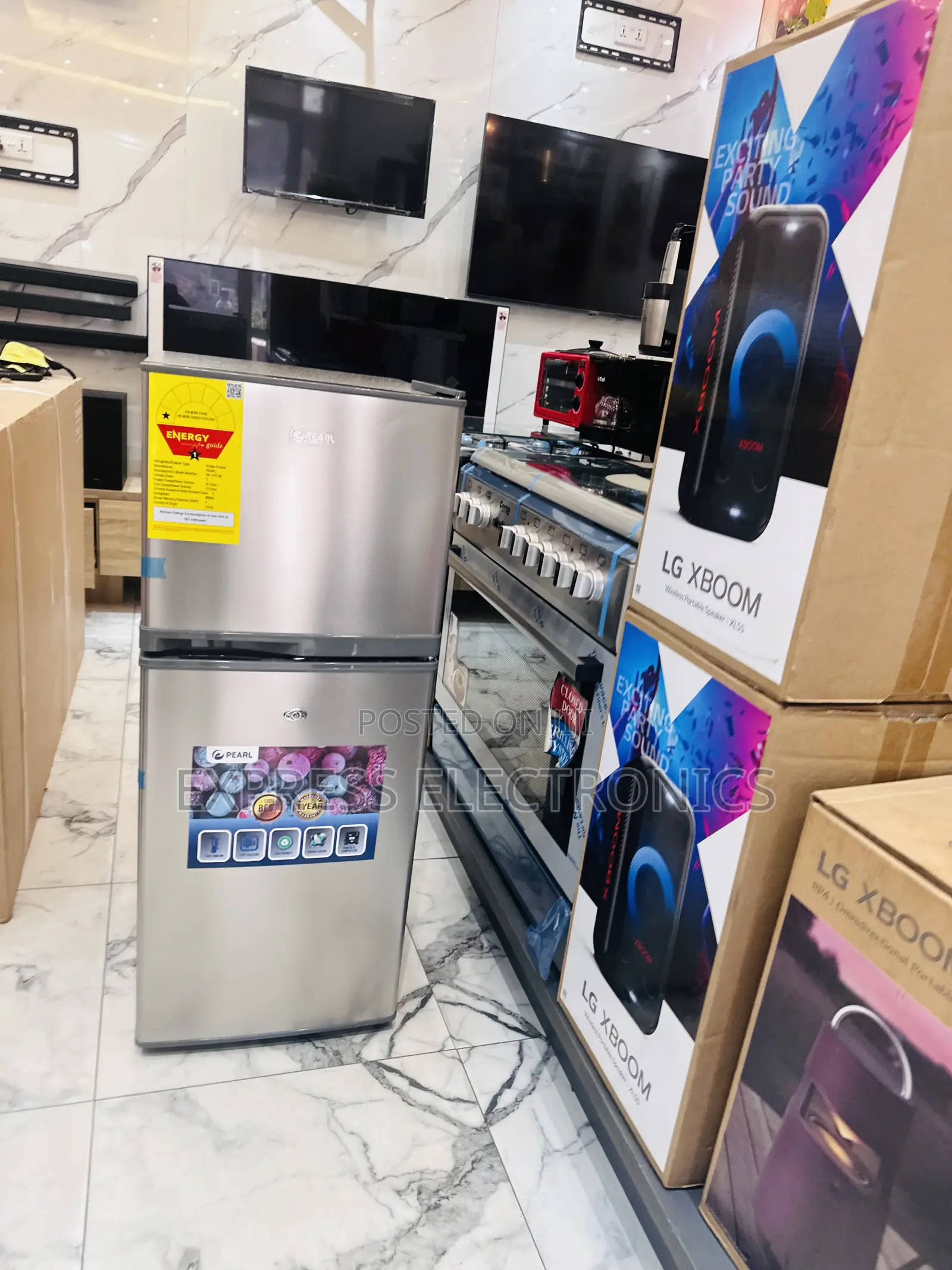 16t Double Door Fridge Grey Color. 