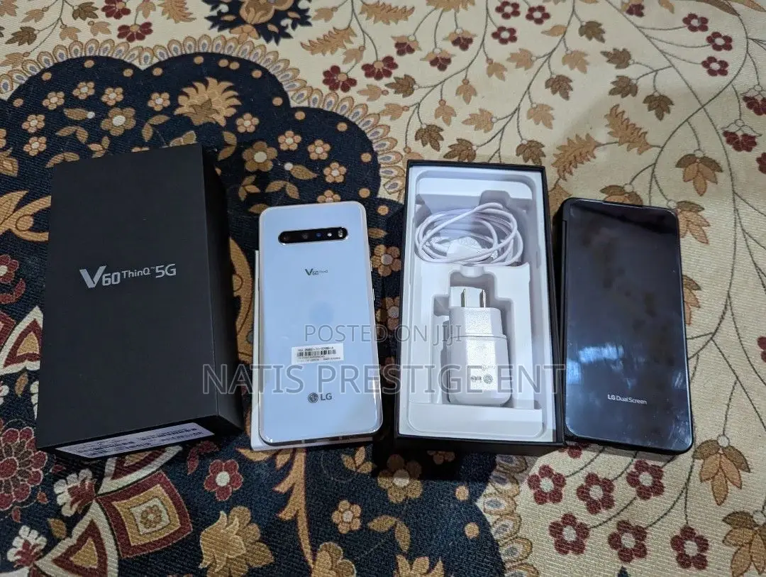 New LG V60 ThinQ 5G UW 128 GB White
