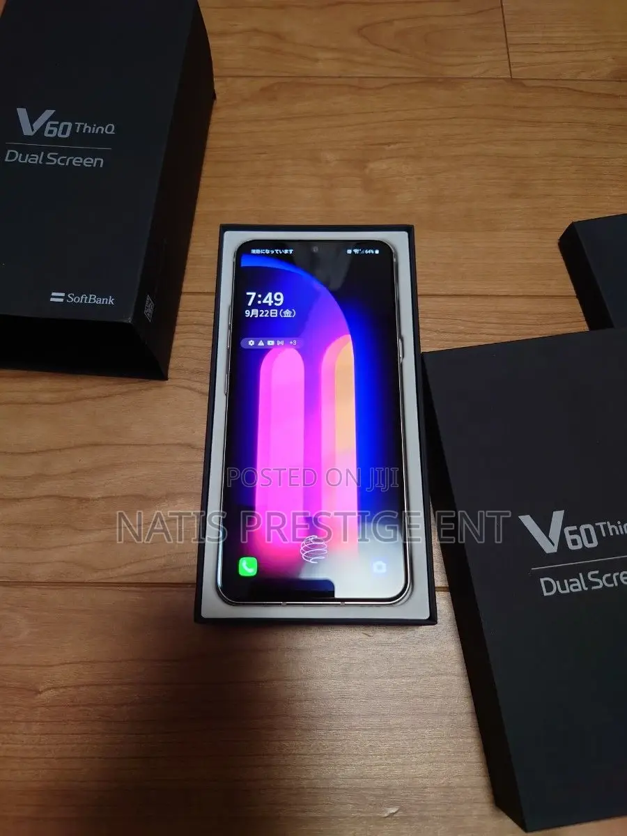 New LG V60 ThinQ 5G 256 GB Black