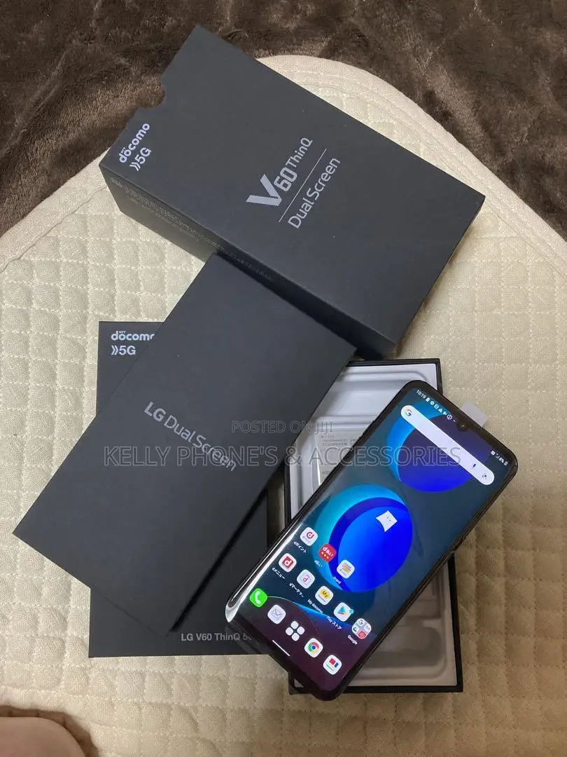 New LG V60 ThinQ 5G UW 128 GB Black