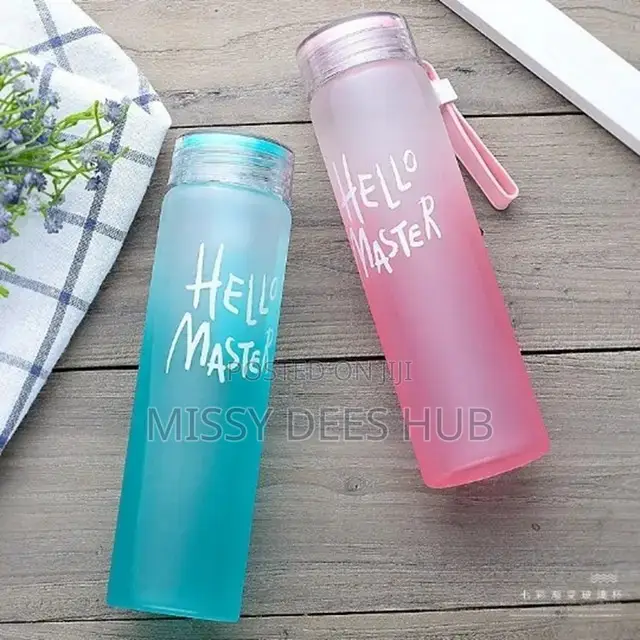 Frosted Glass Bottle