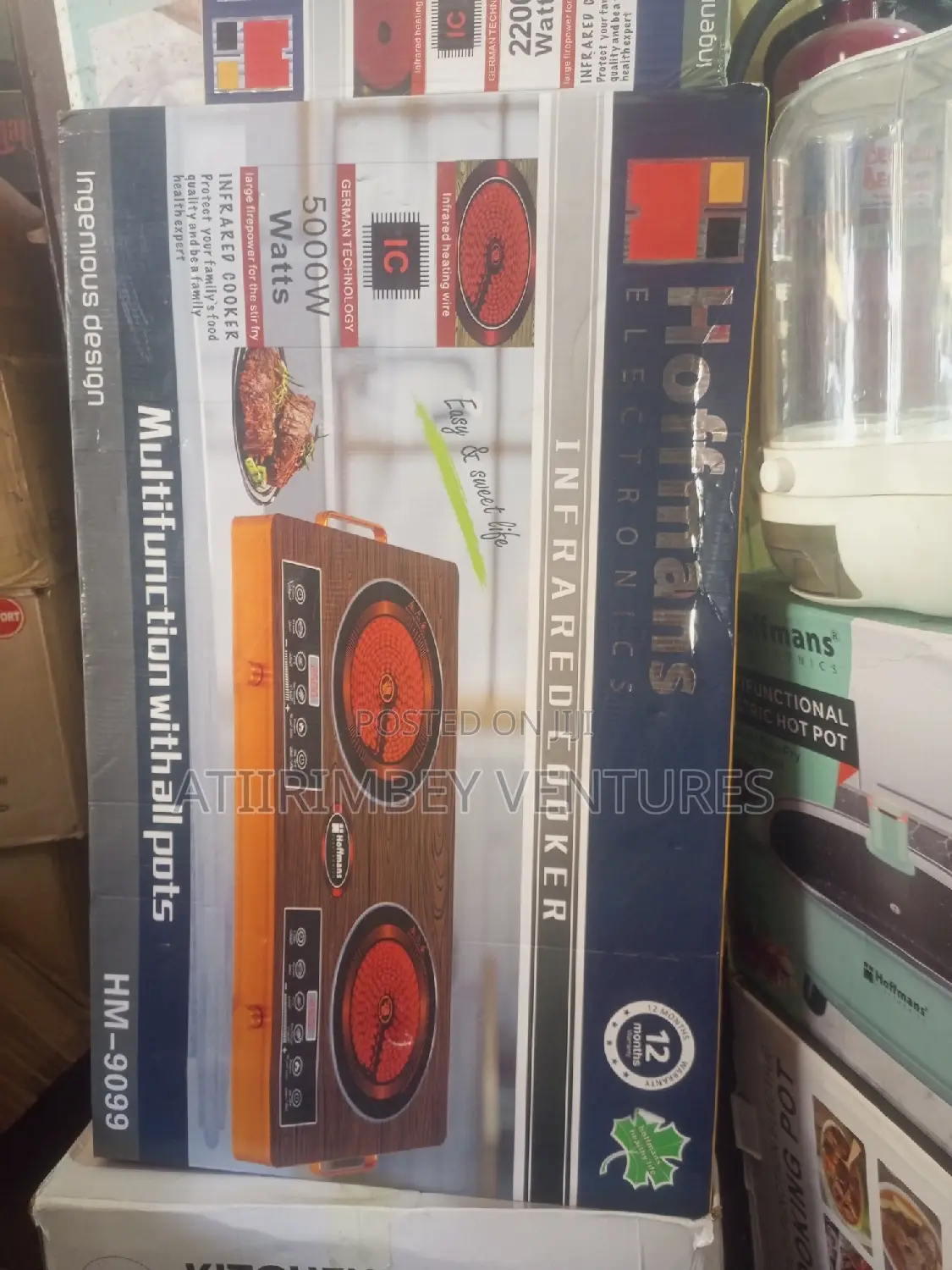 Hoffmans Double Infared Stove