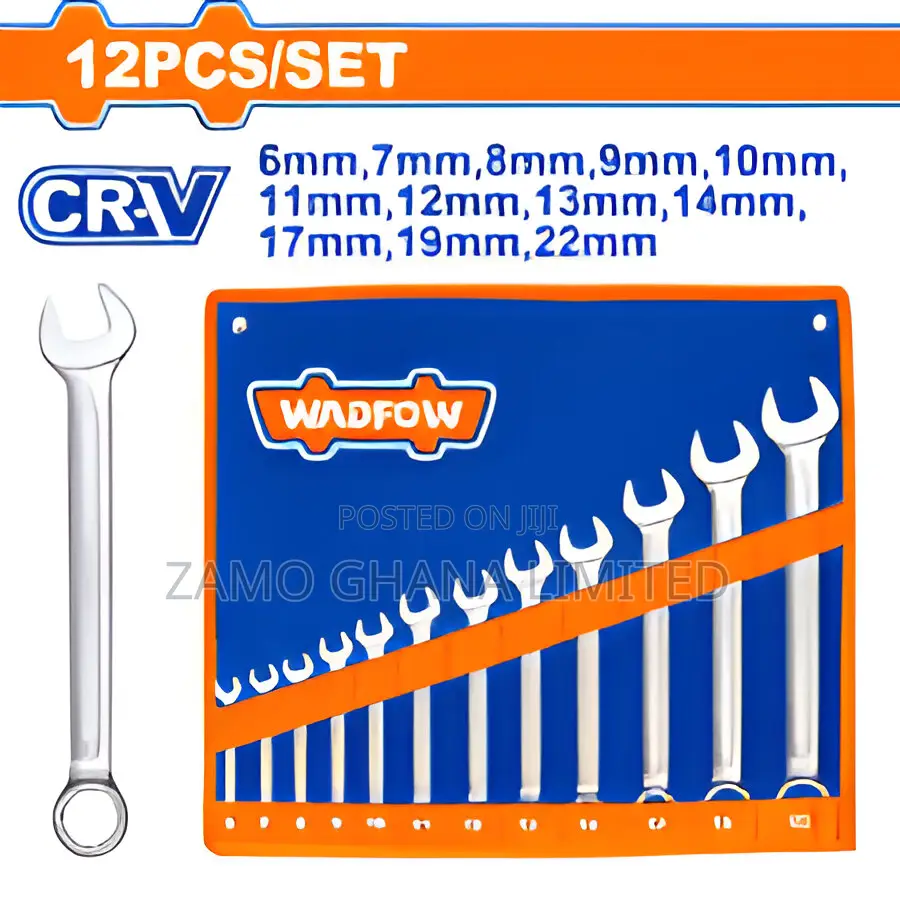 12 PCS Combination Spanner Set - Wsp1m12