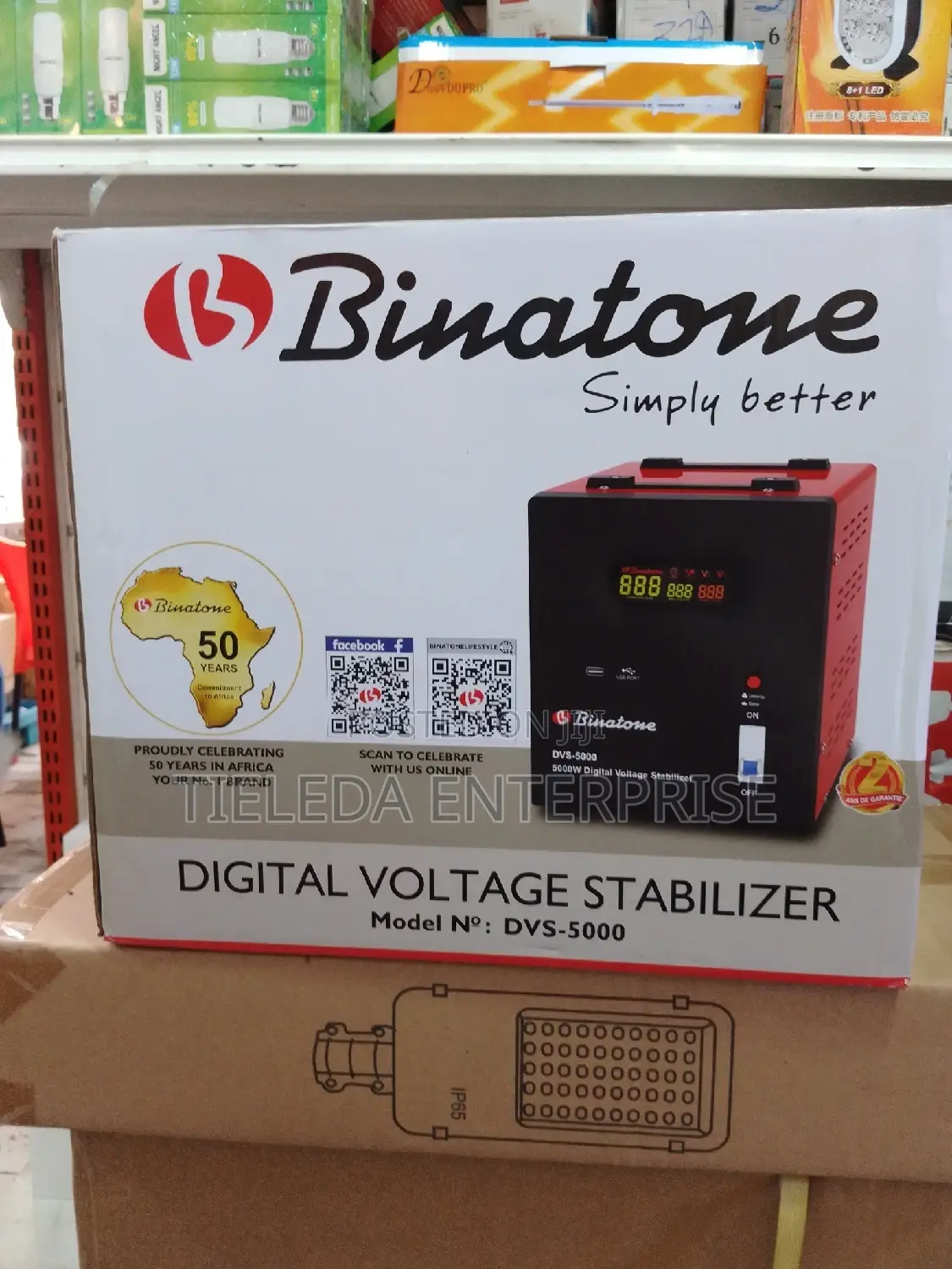 Binatone 5000w Digital Voltage Stabilizer