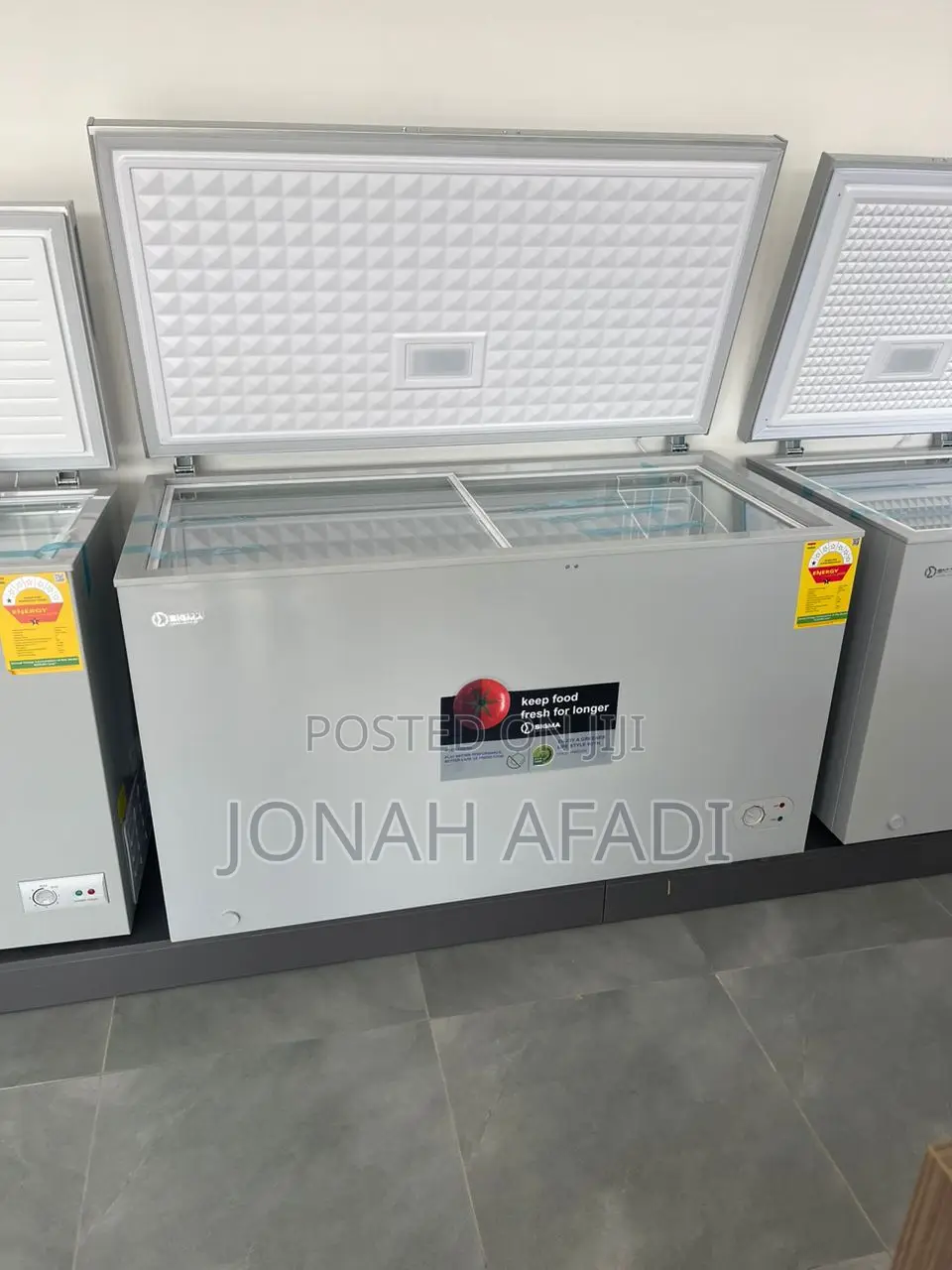 SIGMA 380ltr Double Door Chest Freezer SIGMA