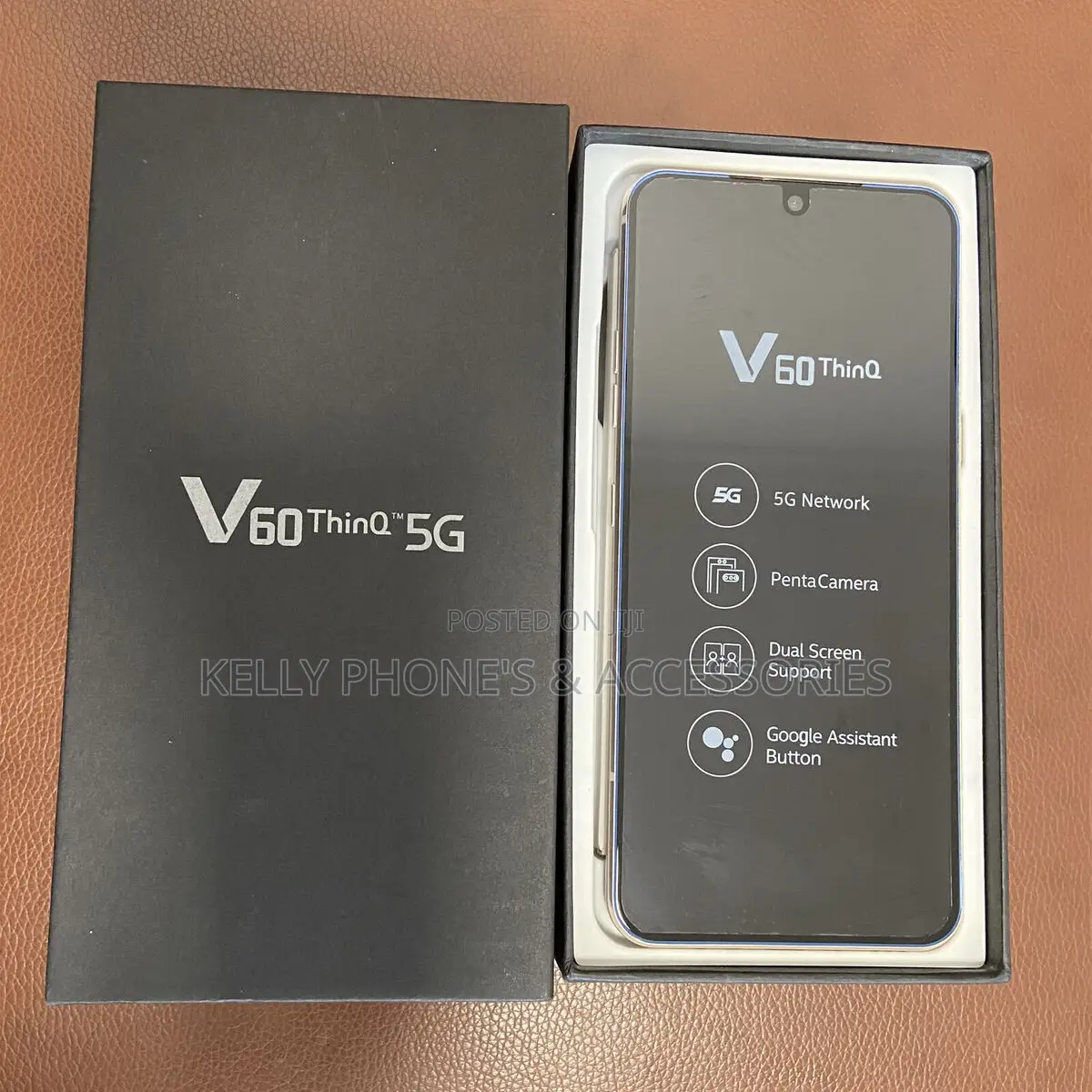 New LG V60 ThinQ 5G UW 128 GB Black