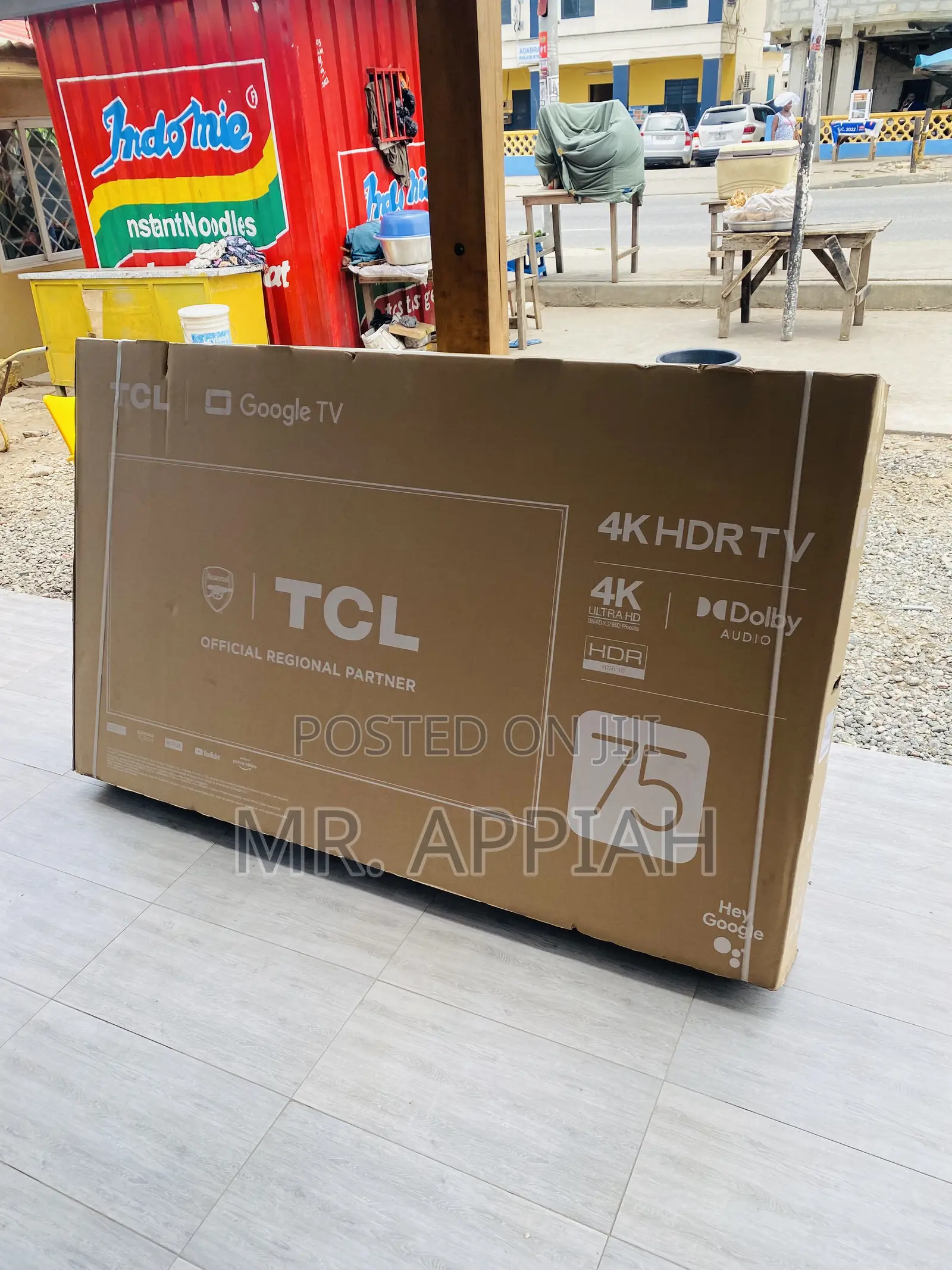 TCL Led 75p635 Uhd Smart Android Television(Black).