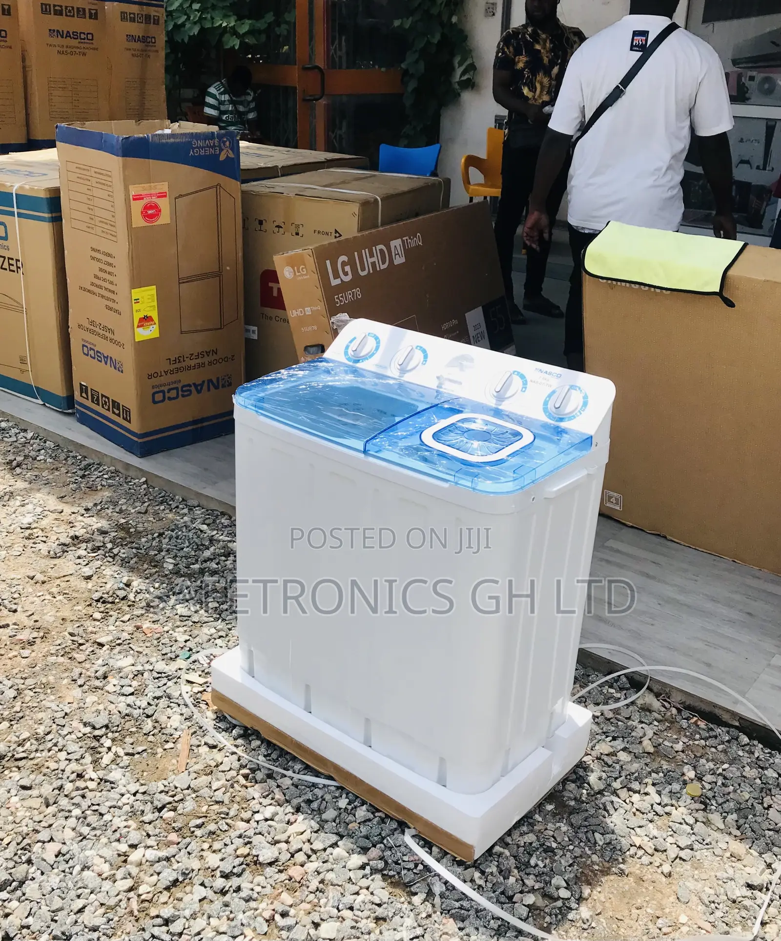 Topload Nasco 7kg Semiautomatic Twintub Washingmachine