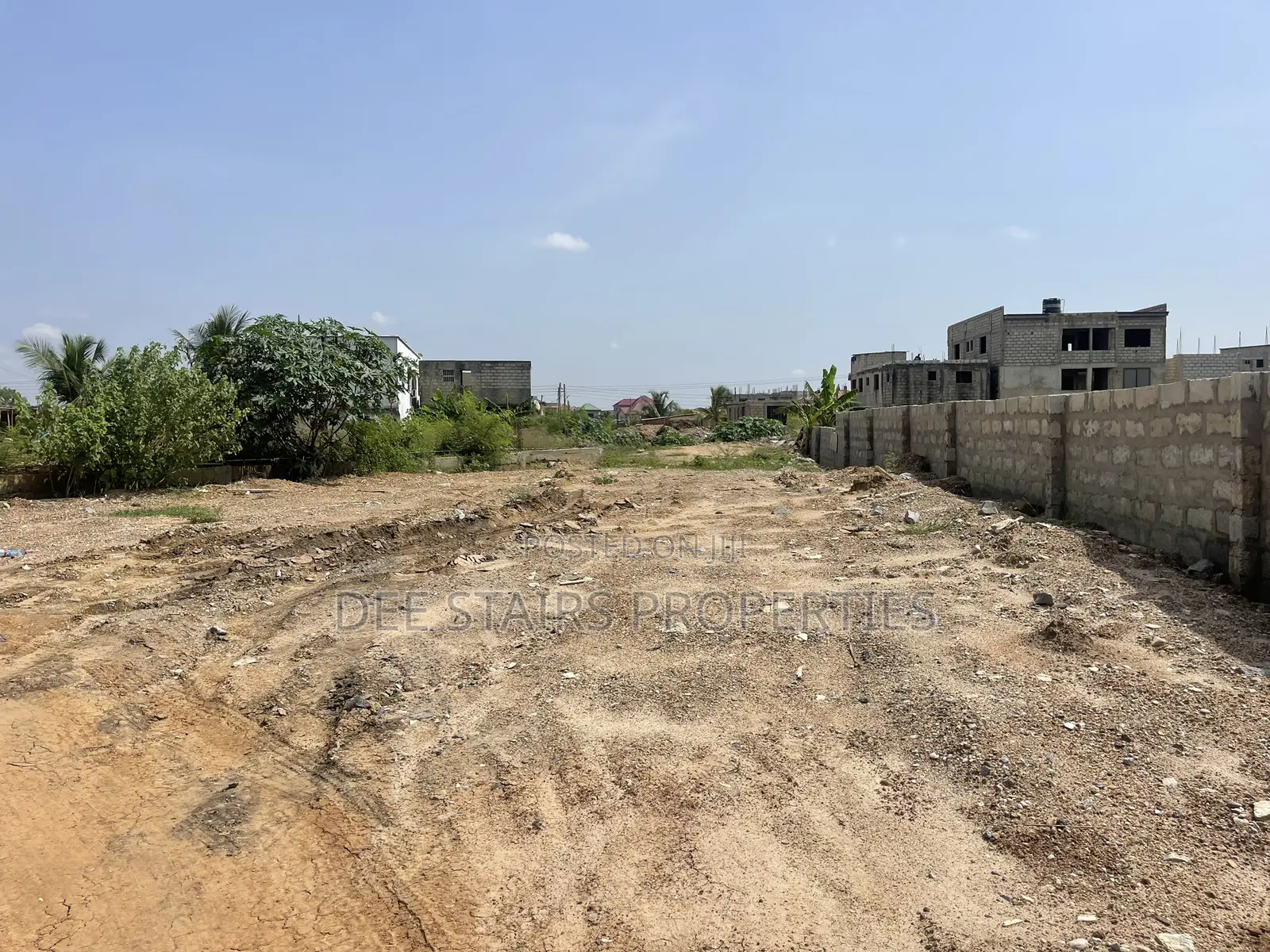 Half Plot of Land for Sale at Teshie Raster Bushroad