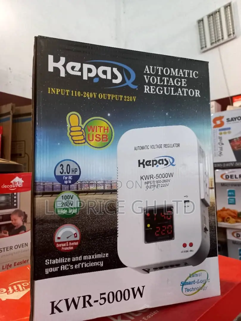 Wall Mount Kepas 5000w Stabilizer