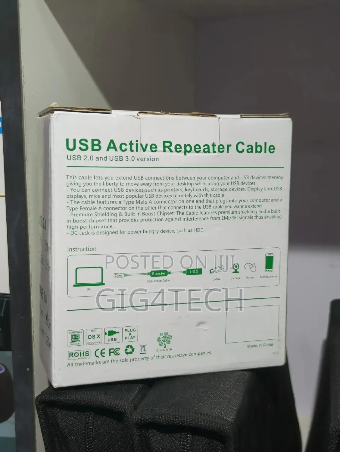 Usb Active Repeater Cable Usb 3.0 Extension 10m