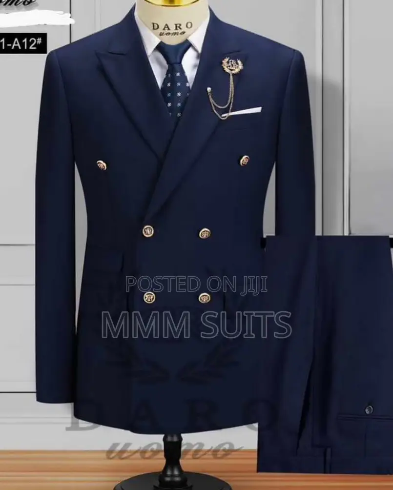 Quality Double-breasted Men Suit