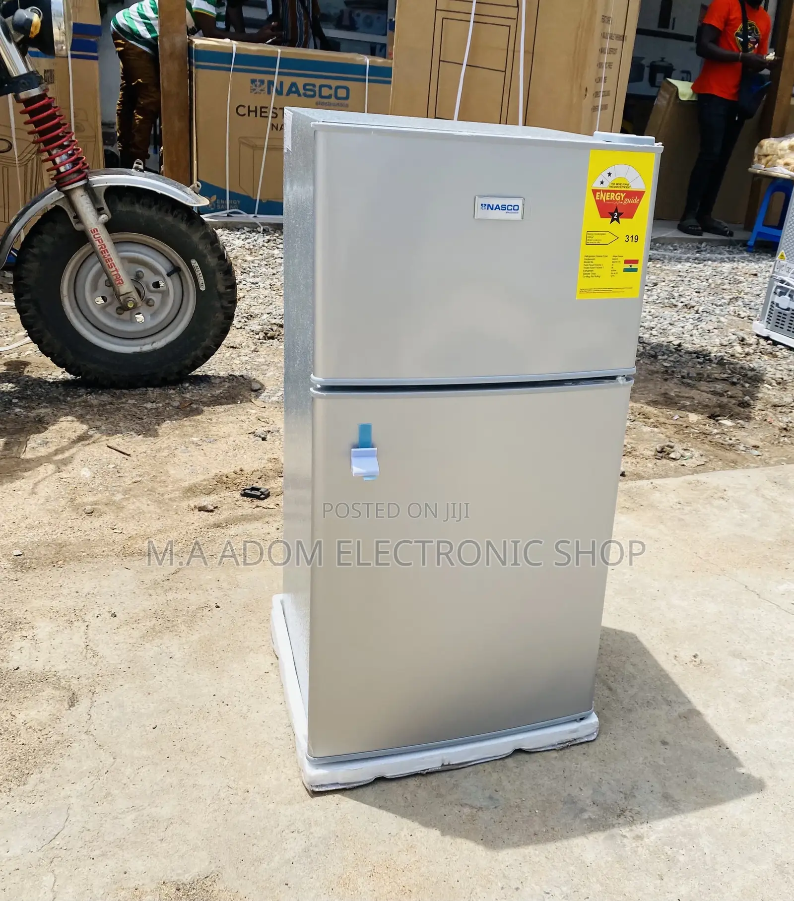 Durable(Nas F2-11)Nasco Electric Refrigerator,Gray,