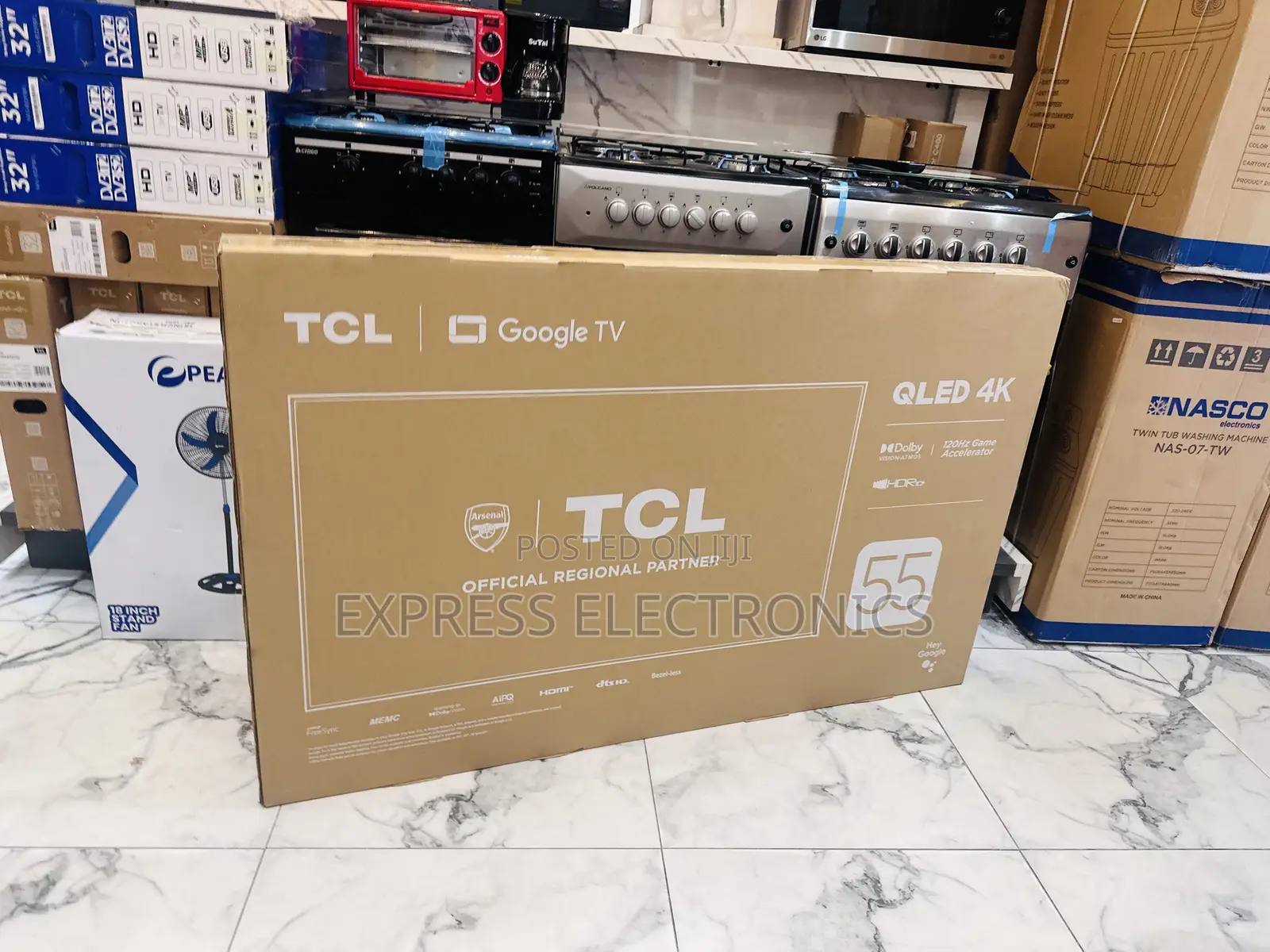 55”C645 QLED UHD Smart Android TCL Tv