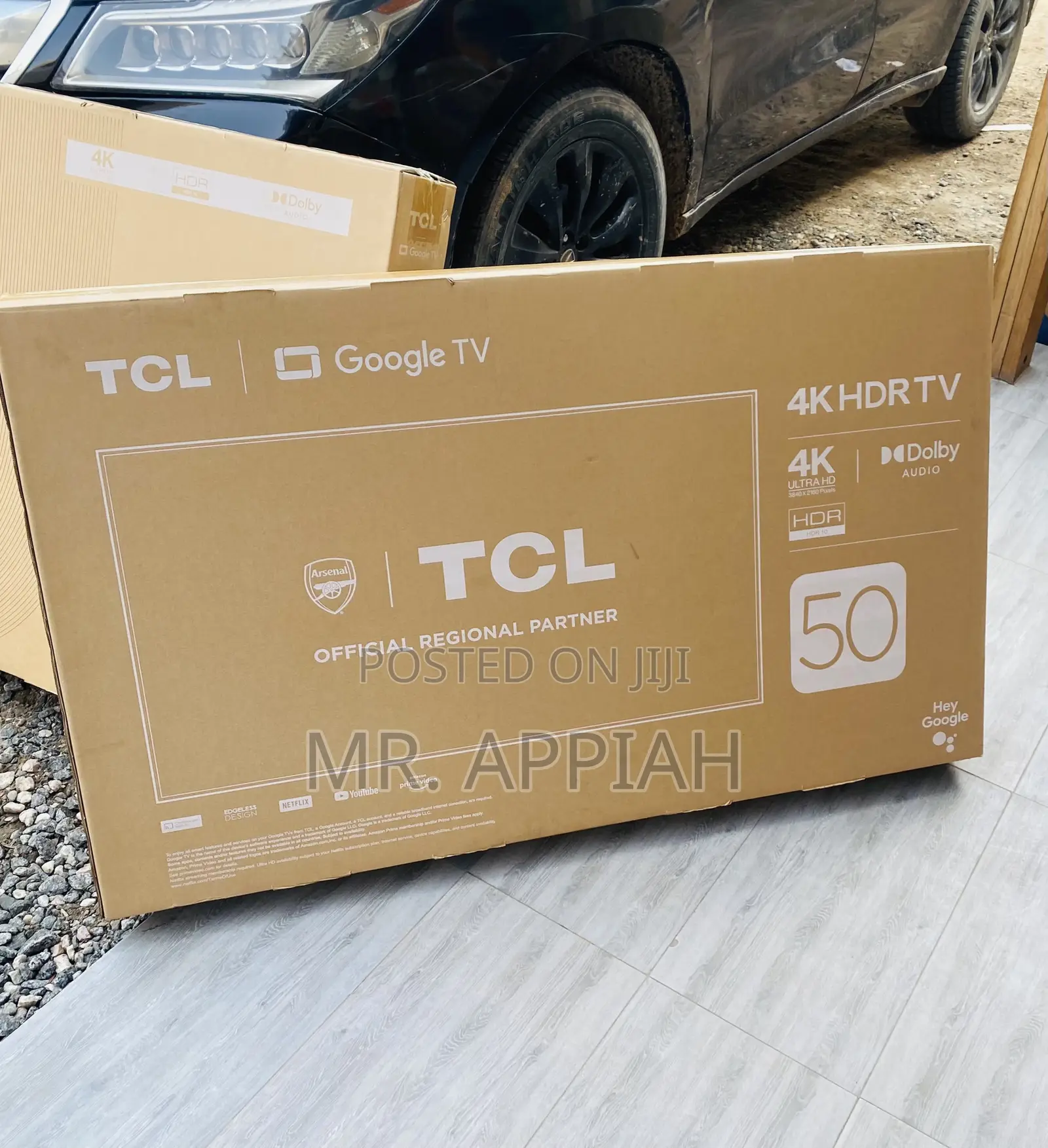 Adorable (50P635)TCL 50 Inch Uhd Smart Android Tv,Black.
