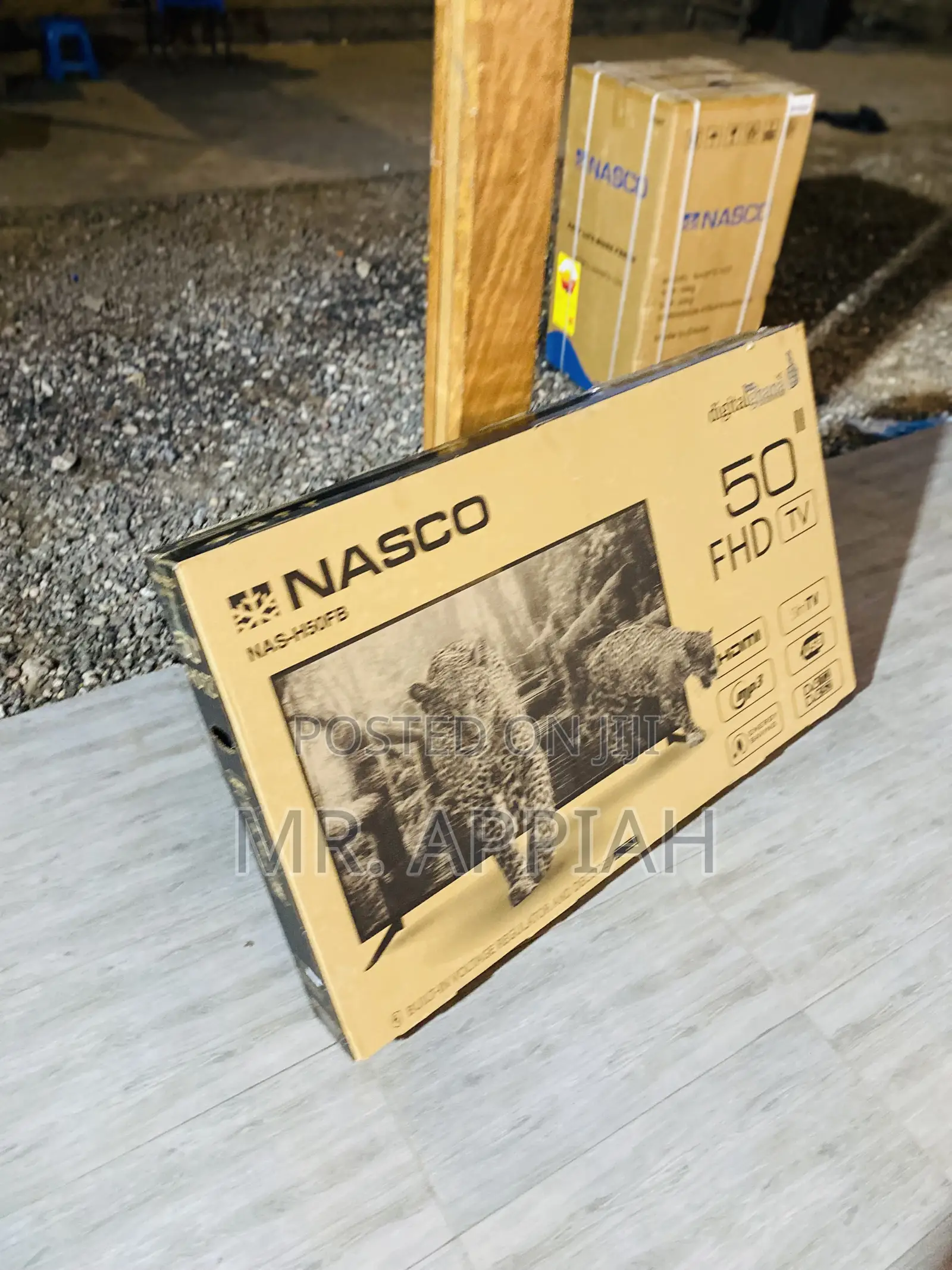 Newly in Stock Nasco 50 Inch Led FHD Digital Satellite Tv.