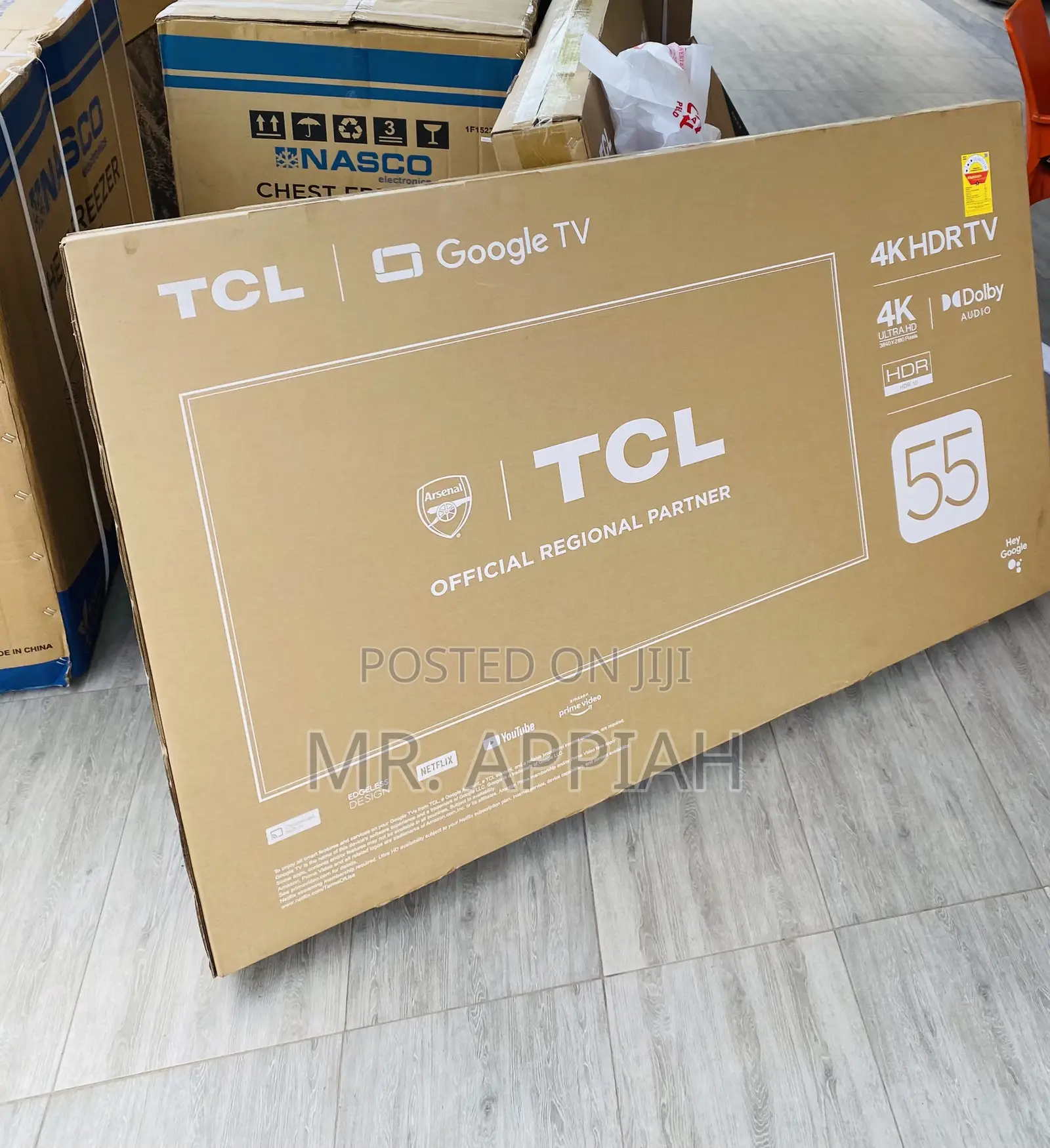 Latest(55p635)Tcl 55 Inch HDR Smart Android Tv,Black
