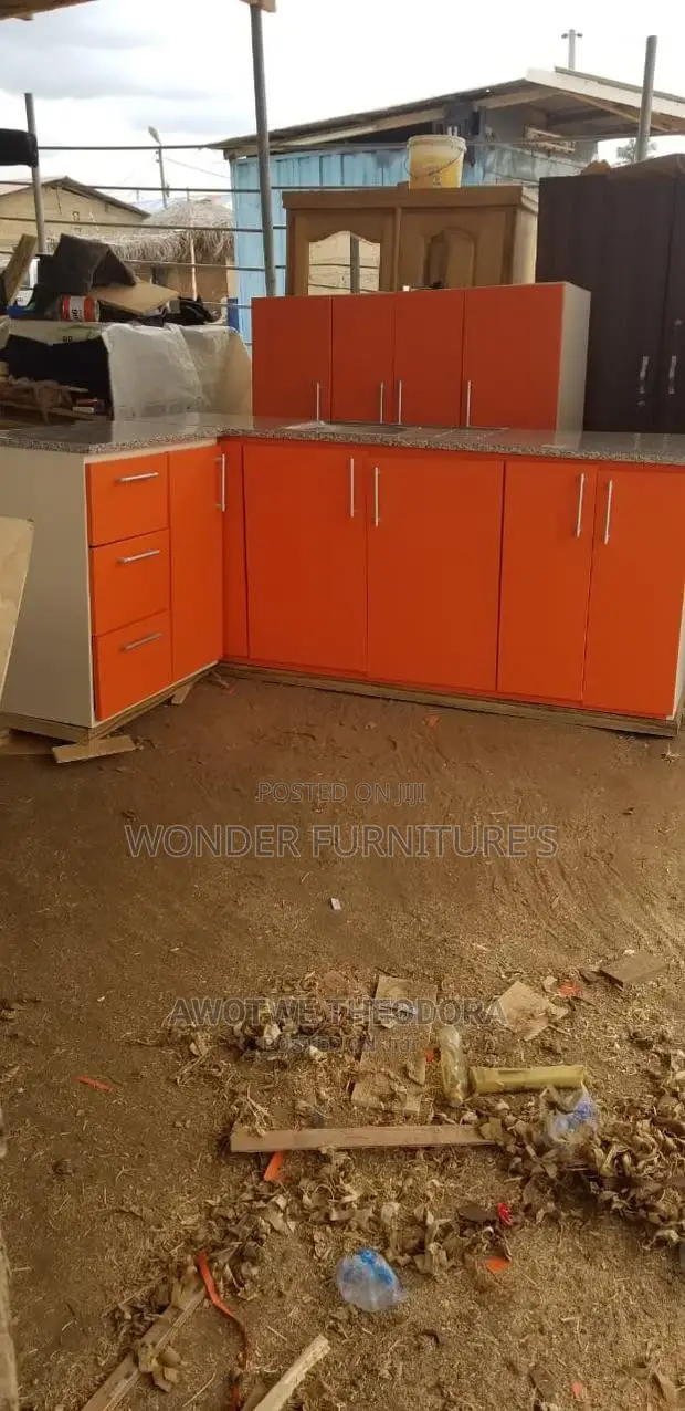 Newly Made Kitchen Cabinet