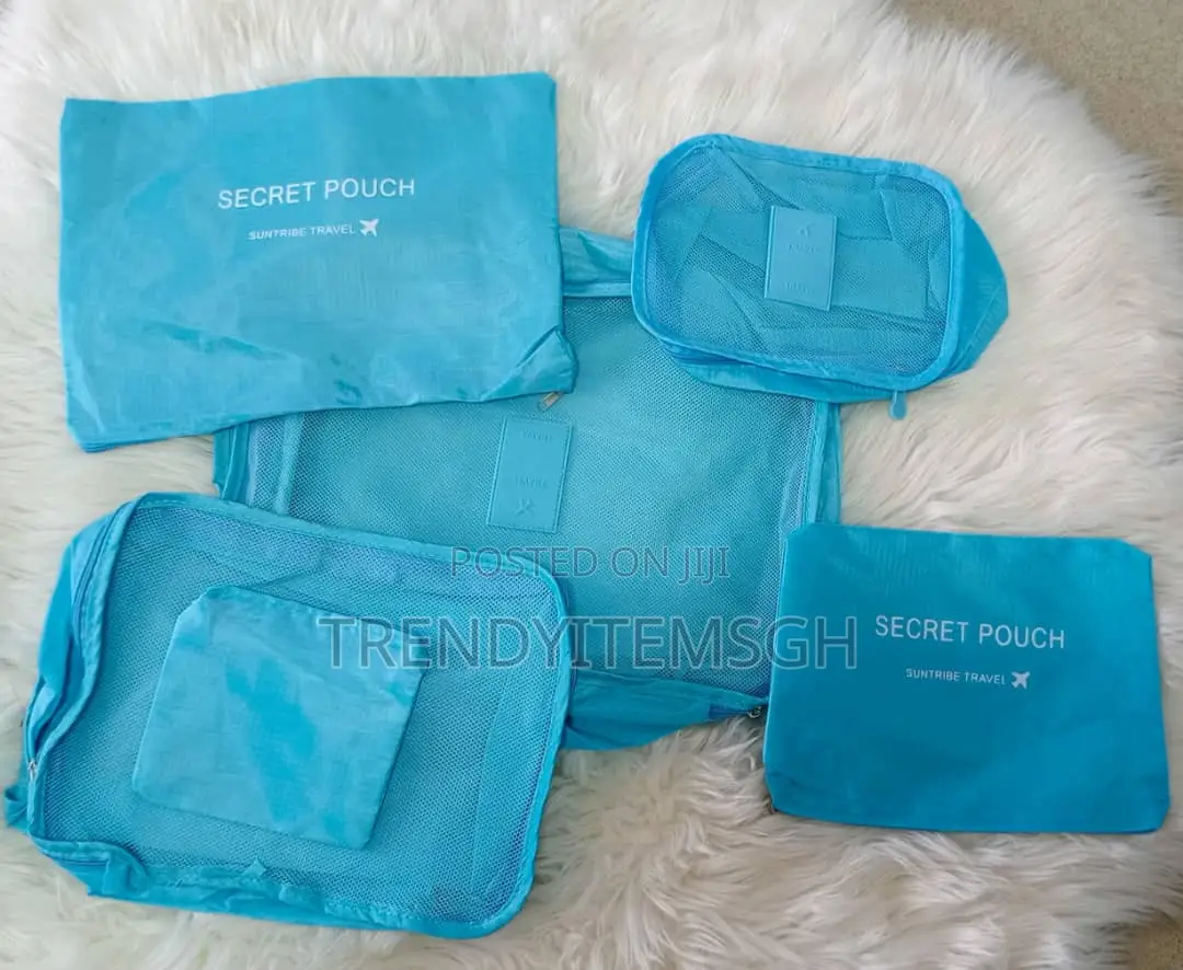 6pcs in 1 Secret Pouch Travel Luggage Organizer Bag
