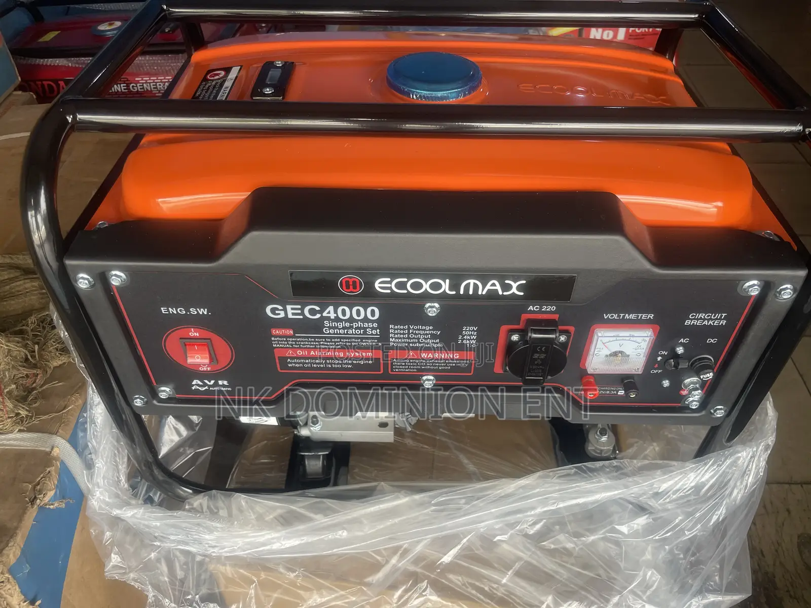 Ecool Max 4000 Gasoline Generator