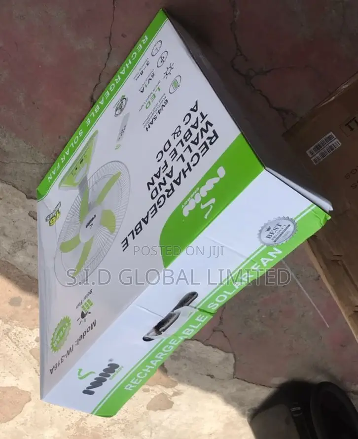 Very Affordable Rechargeable Solar Standing Fan