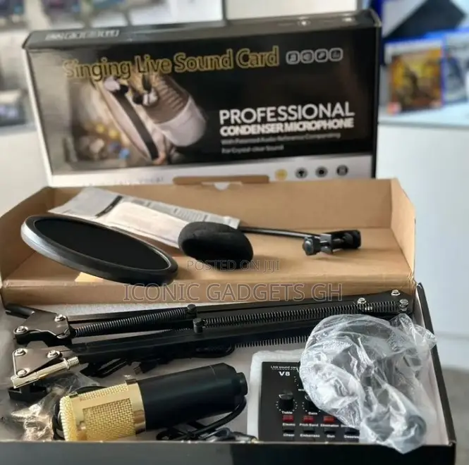 Bm800 Live Streaming Soundcard Set