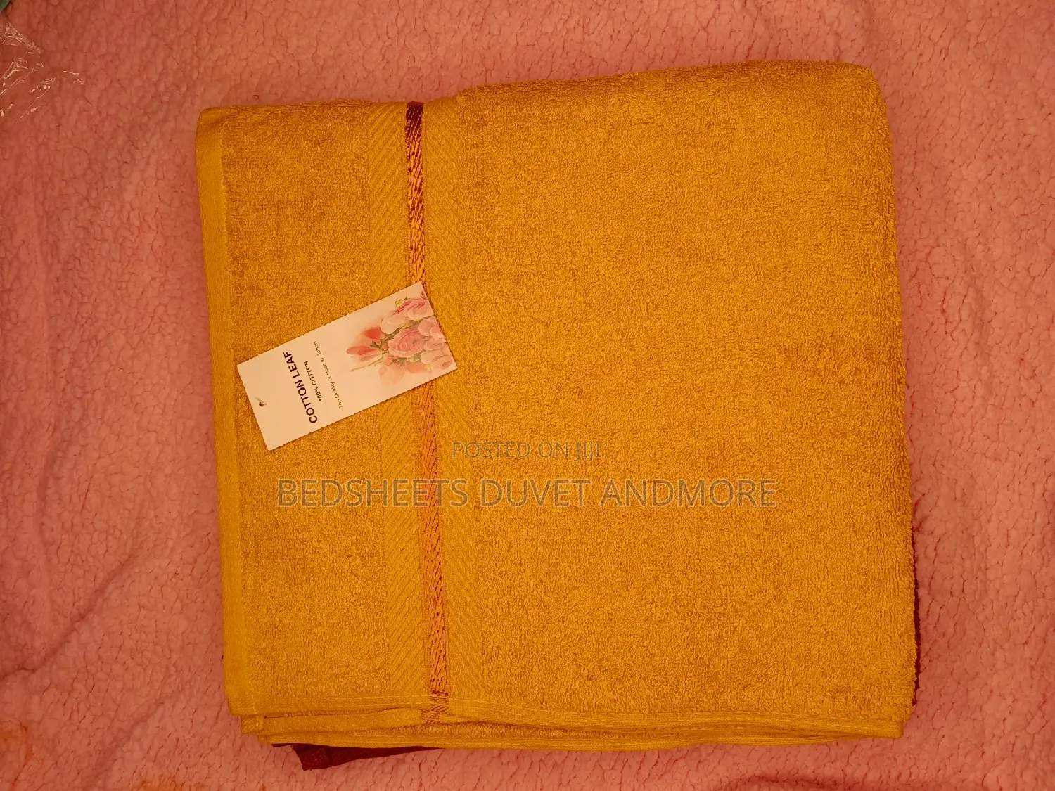 Gold Colour Towel