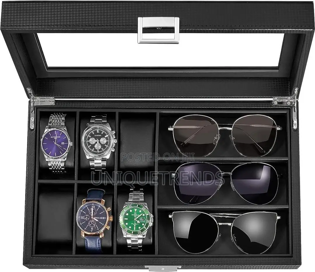 6 Watch Slot X 3 Sunglasses Compartment
