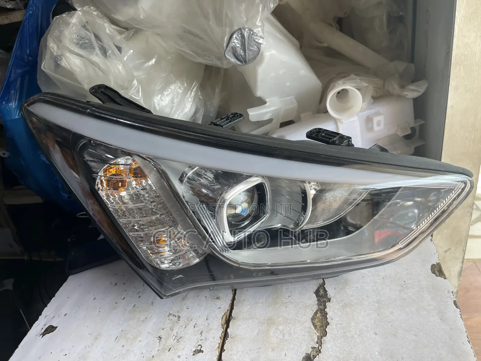 Santafe 2013 2014 Headlight