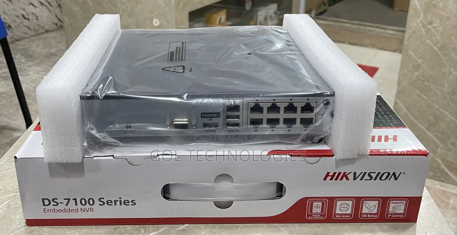 Hikvision 8ch Poe Embedded NVR Ds-7108ni-Q1-M