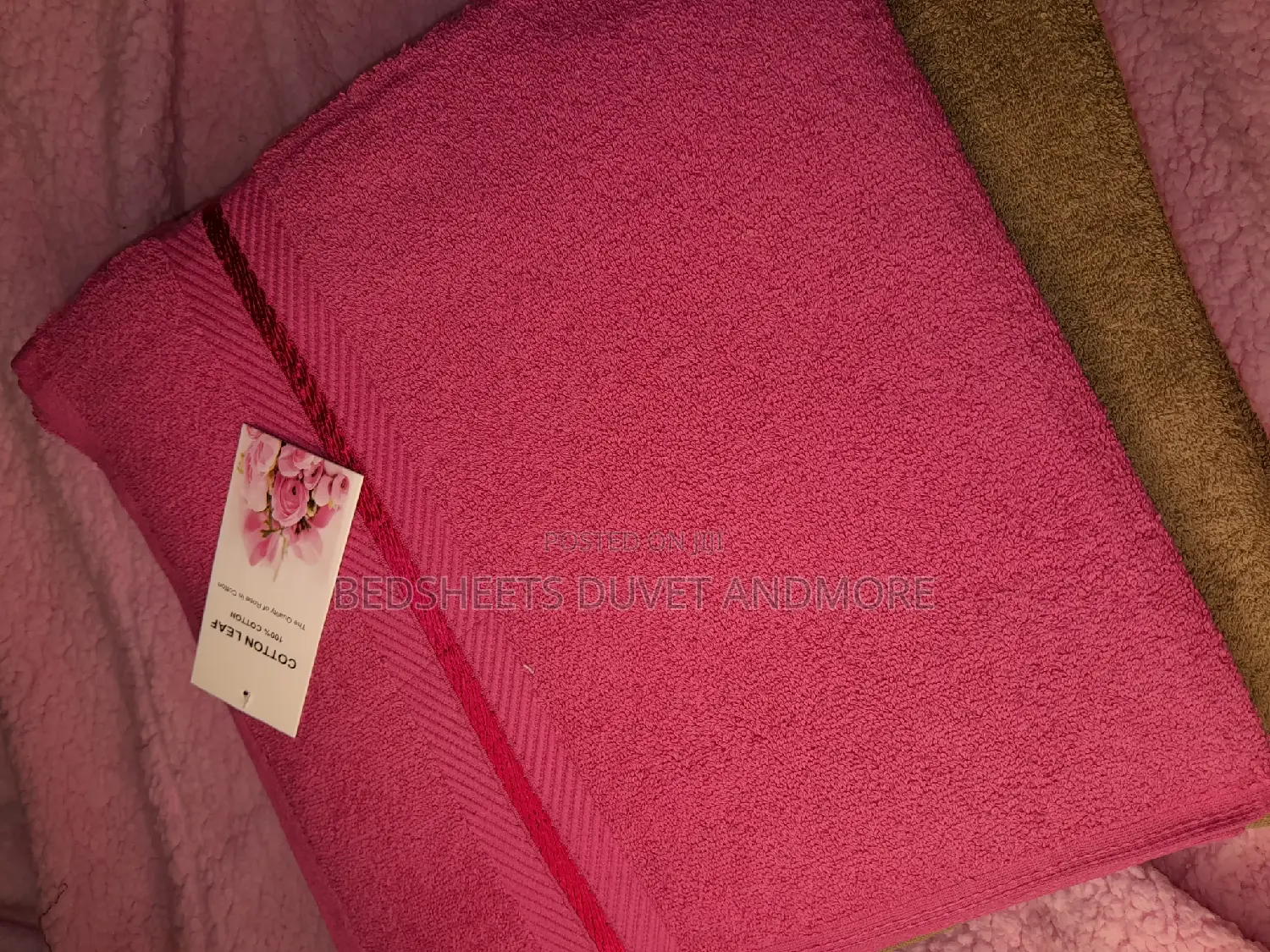 Pink Bath Towel