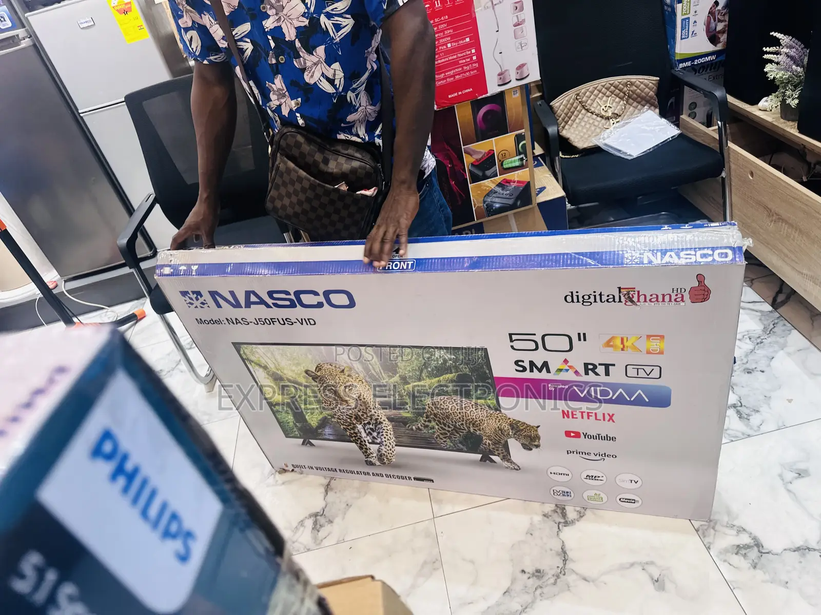 Uhd Smart Glossy Screen Slim Nasco 50”