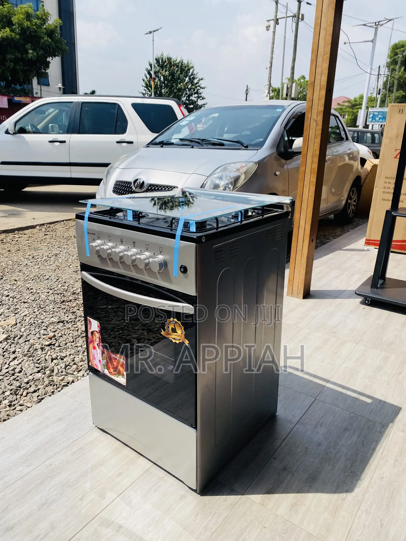 Volcano 50x50 Oven and Grill 4 Burner(Gray).