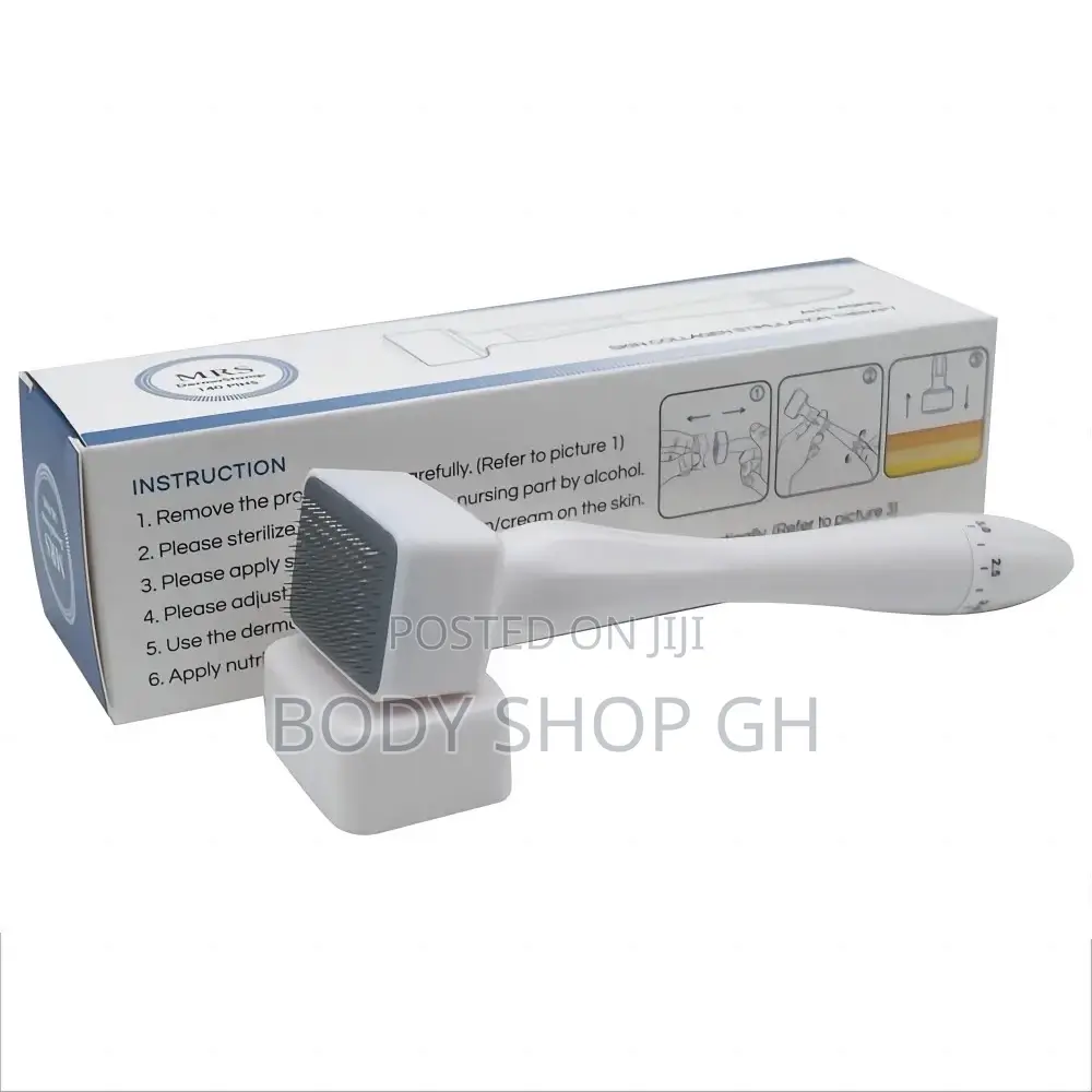 Derma Stamp, Microneedling Stamp for Face, Hair and Beard